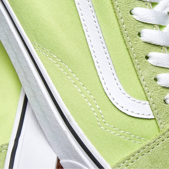 Vans Sharp Green Old Skool Classic Skate Shoes - Picture 7 of 14